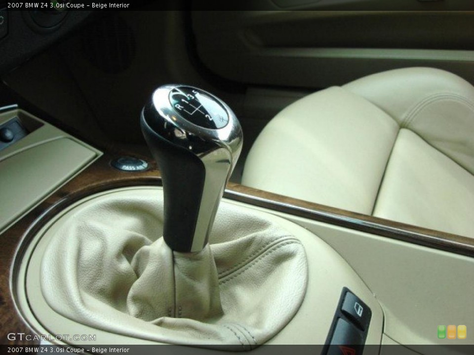 Beige Interior Transmission for the 2007 BMW Z4 3.0si Coupe #48449223
