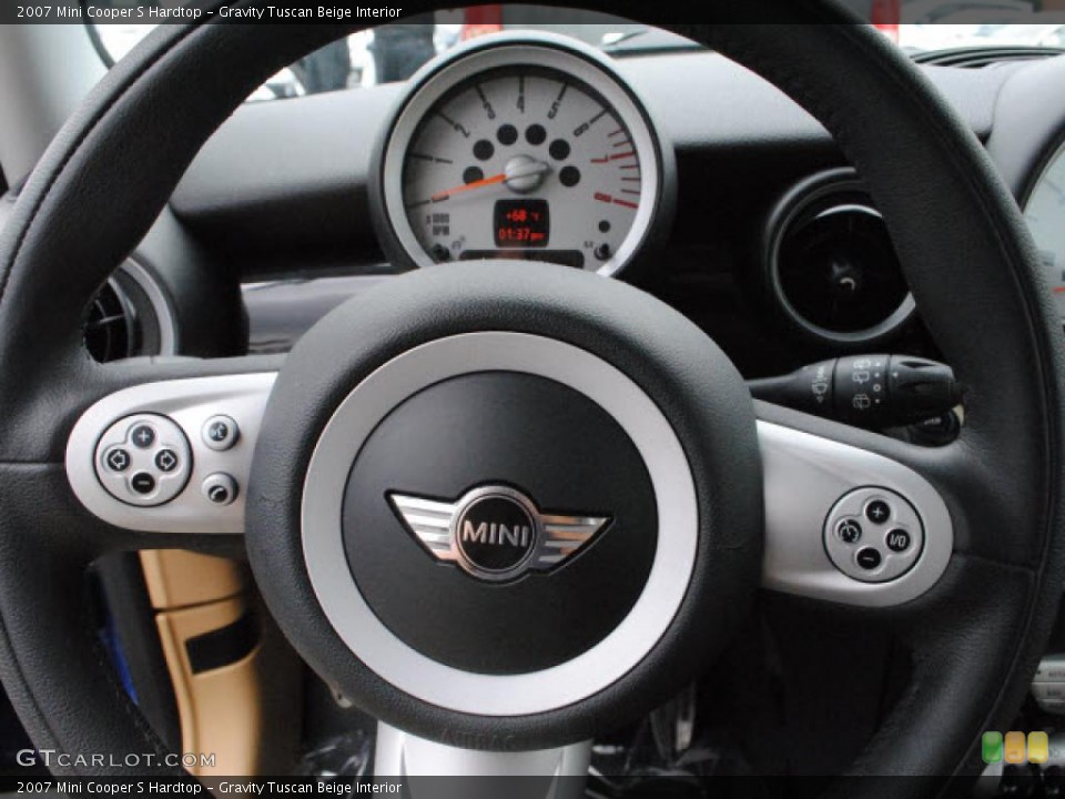 Gravity Tuscan Beige Interior Steering Wheel for the 2007 Mini Cooper S Hardtop #48449799