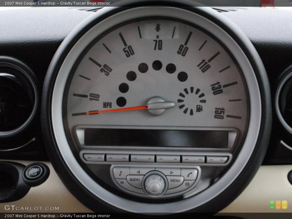 Gravity Tuscan Beige Interior Gauges for the 2007 Mini Cooper S Hardtop #48449844