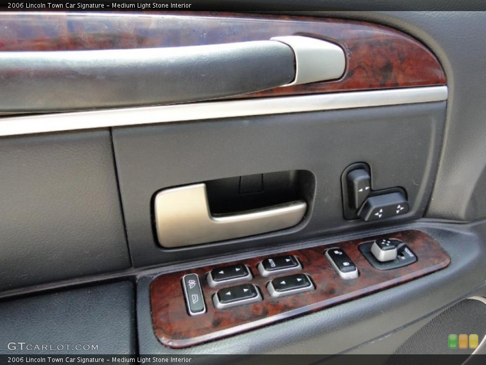 Medium Light Stone Interior Controls for the 2006 Lincoln Town Car Signature #48451032