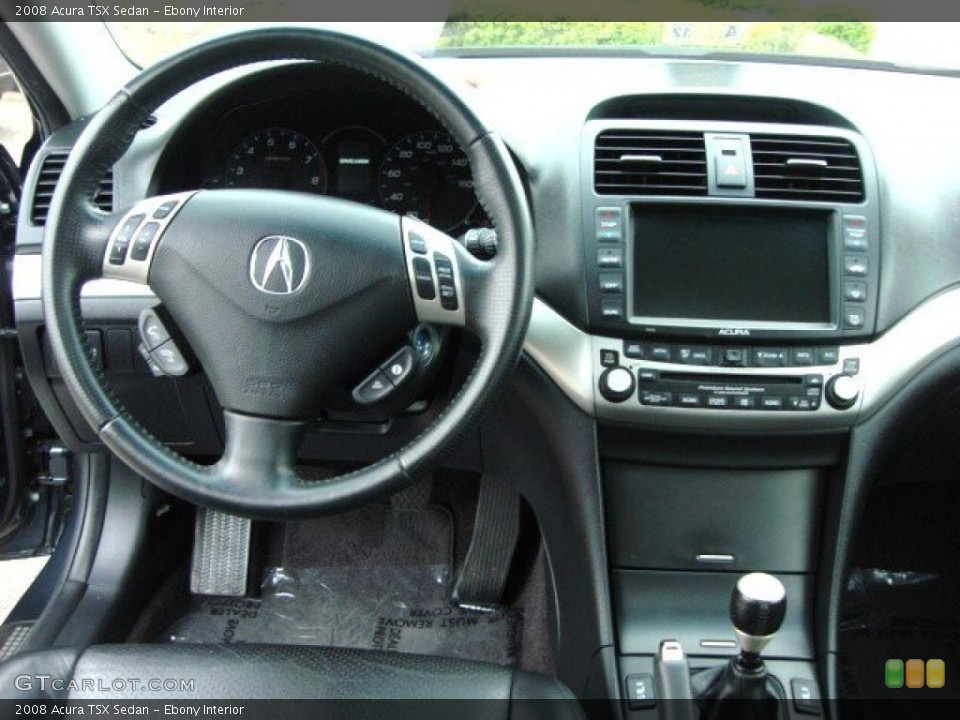 Ebony Interior Dashboard for the 2008 Acura TSX Sedan #48451065