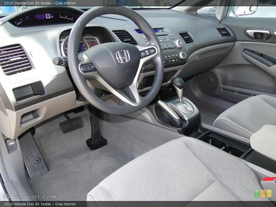 Gray Interior Photo for the 2010 Honda Civic EX Sedan #48451473