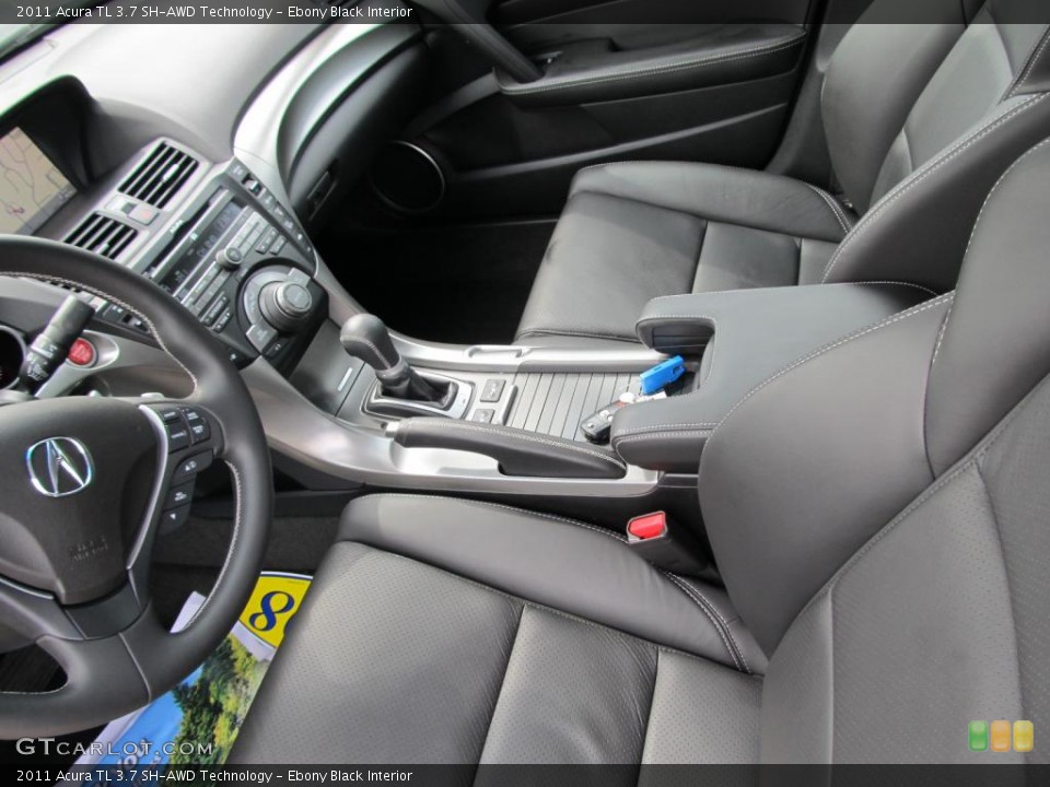 Ebony Black Interior Photo for the 2011 Acura TL 3.7 SH-AWD Technology #48453568