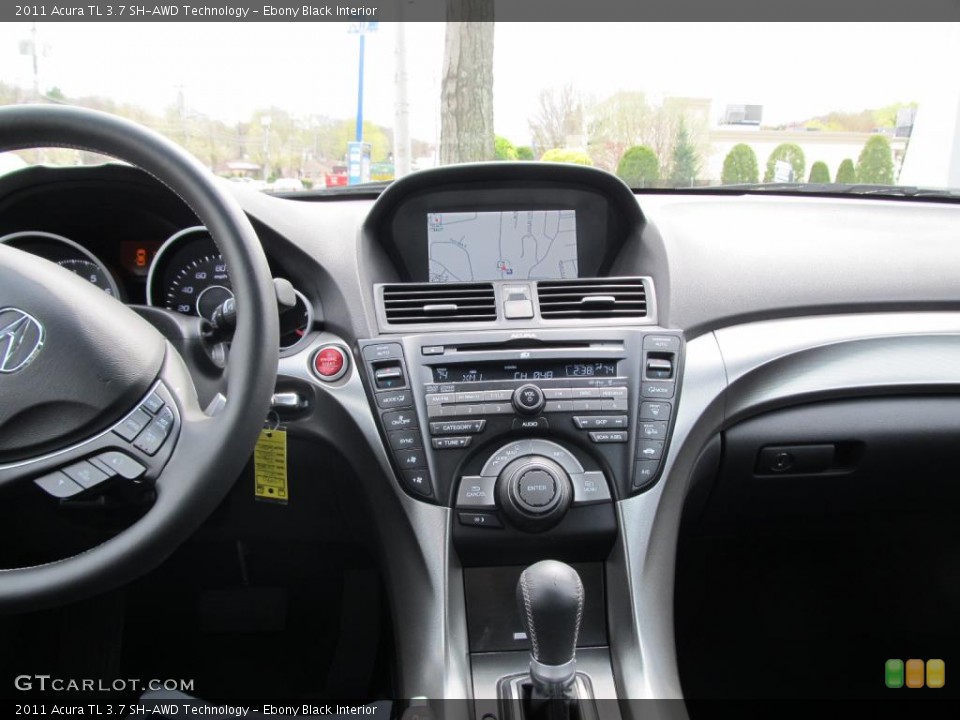 Ebony Black Interior Controls for the 2011 Acura TL 3.7 SH-AWD Technology #48453592