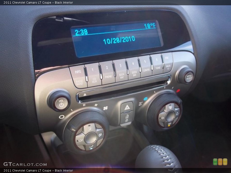 Black Interior Controls for the 2011 Chevrolet Camaro LT Coupe #48453604