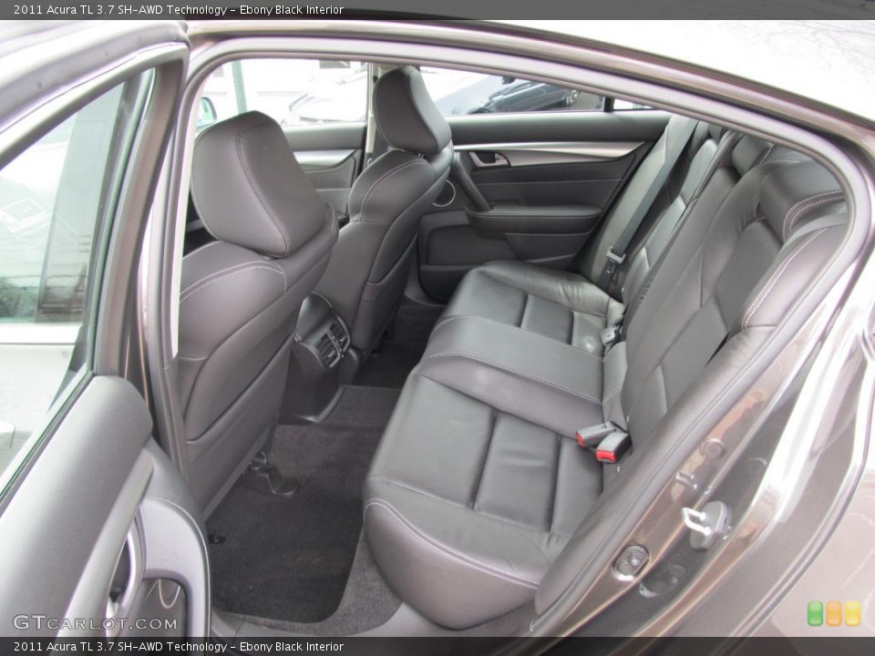 Ebony Black Interior Photo for the 2011 Acura TL 3.7 SH-AWD Technology #48453661