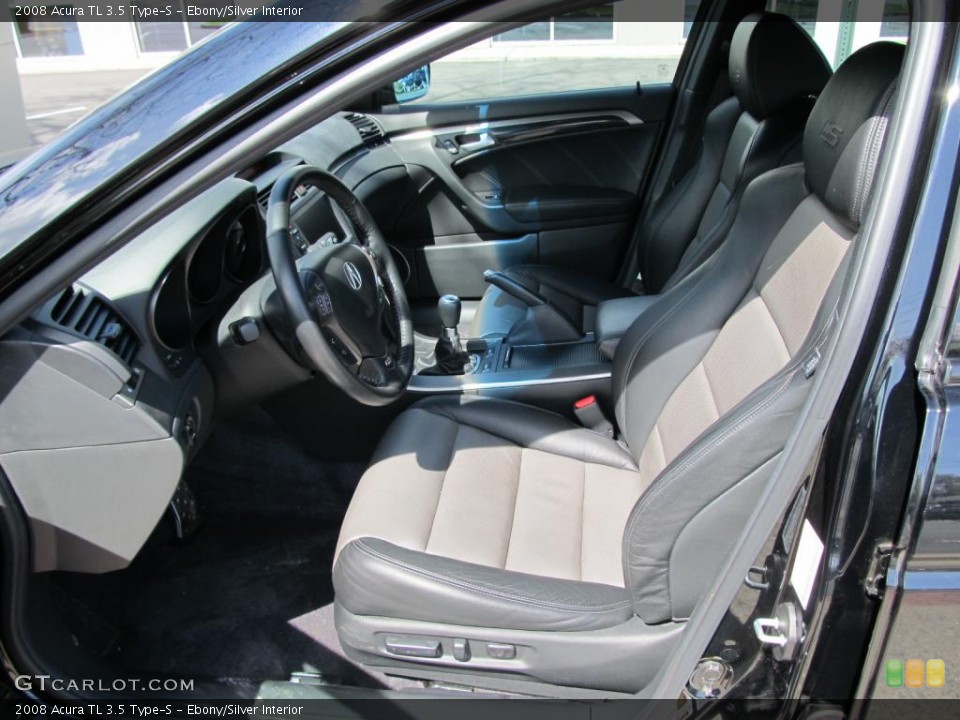 Ebony/Silver Interior Photo for the 2008 Acura TL 3.5 Type-S #48454300