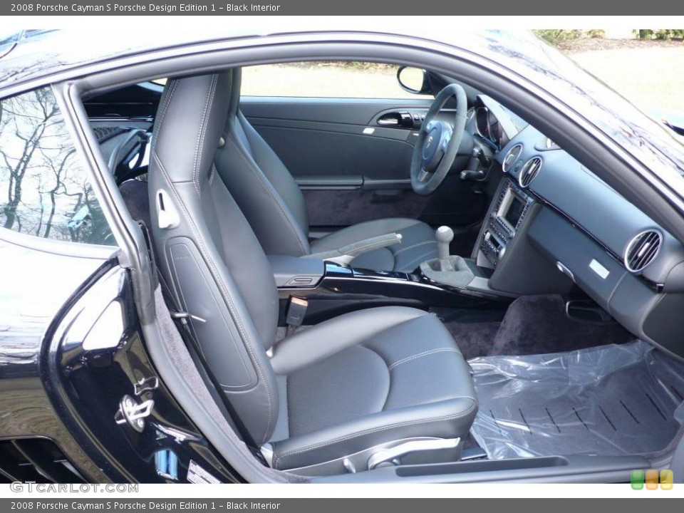 Black Interior Photo for the 2008 Porsche Cayman S Porsche Design Edition 1 #48454369