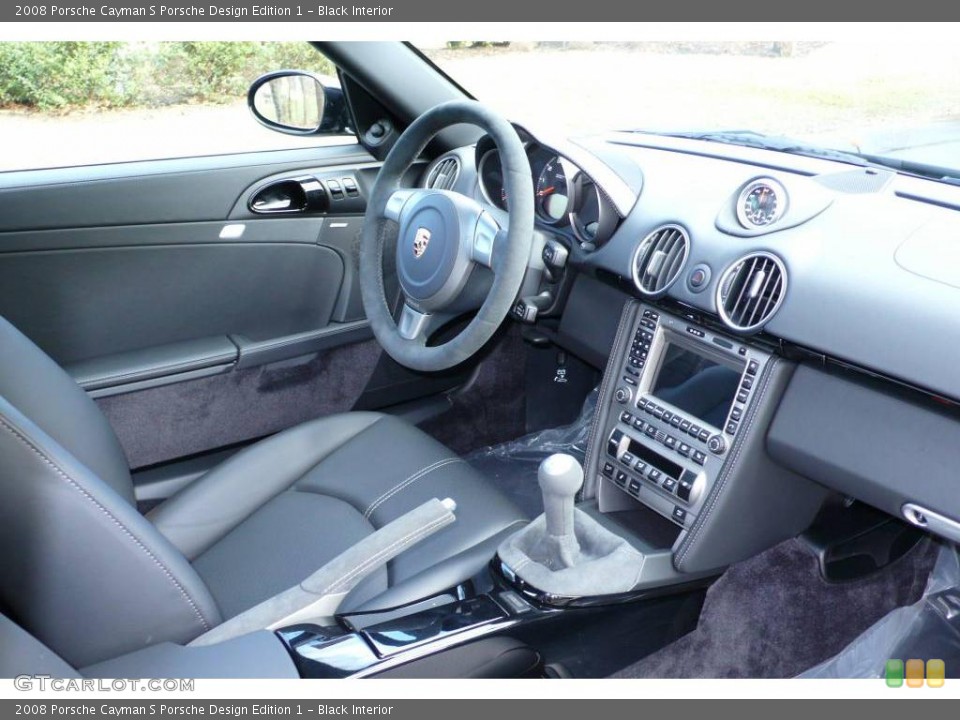 Black Interior Photo for the 2008 Porsche Cayman S Porsche Design Edition 1 #48454375