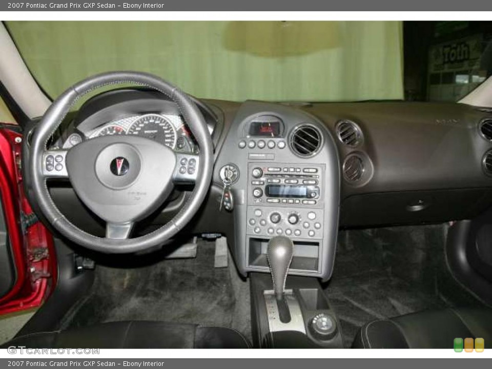 Ebony Interior Dashboard for the 2007 Pontiac Grand Prix GXP Sedan #48457544