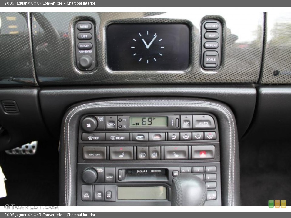Charcoal Interior Controls for the 2006 Jaguar XK XKR Convertible #48457649