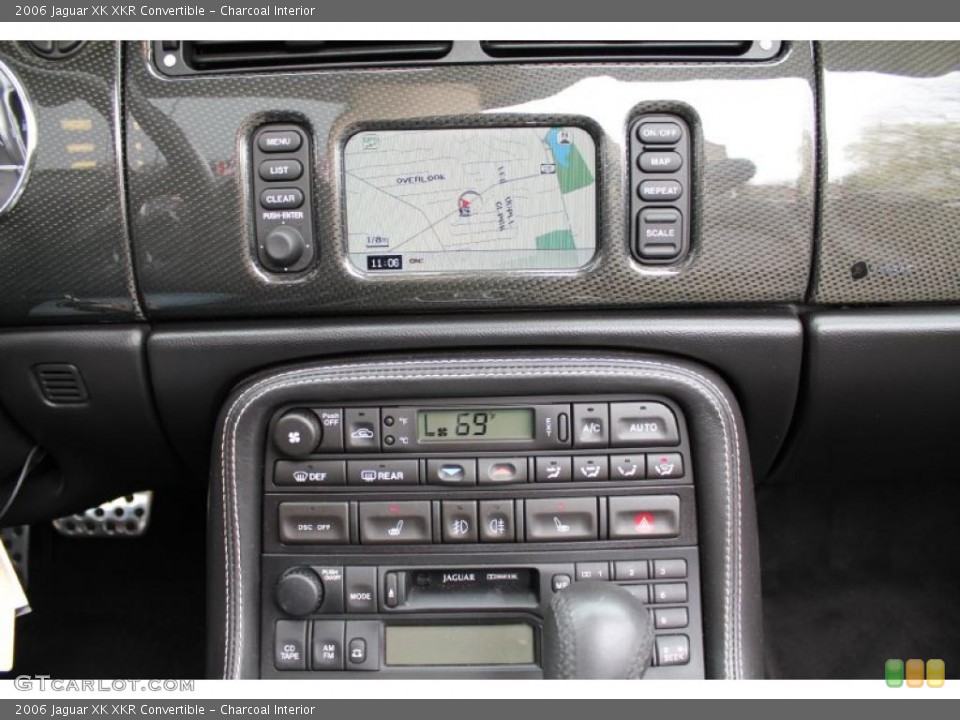 Charcoal Interior Navigation for the 2006 Jaguar XK XKR Convertible #48457664