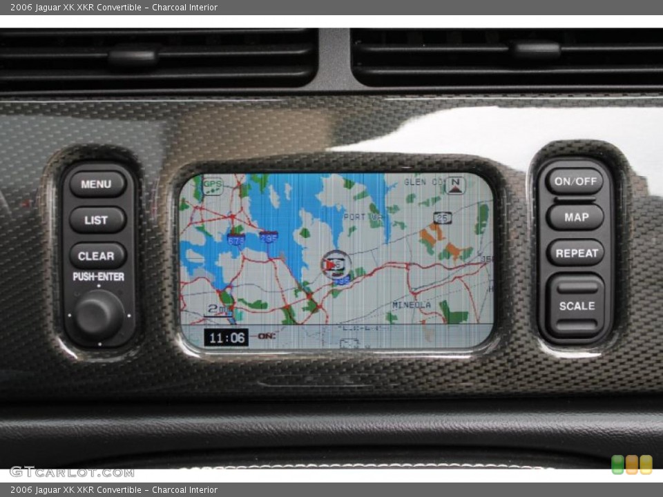Charcoal Interior Navigation for the 2006 Jaguar XK XKR Convertible #48457682