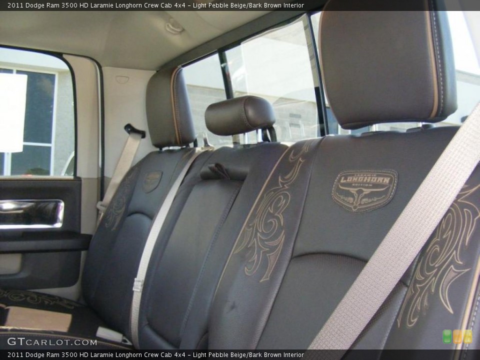 Light Pebble Beige/Bark Brown Interior Photo for the 2011 Dodge Ram 3500 HD Laramie Longhorn Crew Cab 4x4 #48458156