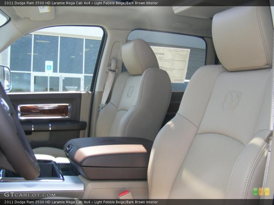 Light Pebble Beige/Bark Brown Interior Photo for the 2011 Dodge Ram 3500 HD Laramie Mega Cab 4x4 #48458246