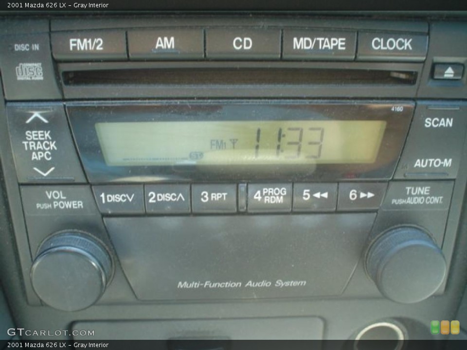 Gray Interior Controls for the 2001 Mazda 626 LX #48458282