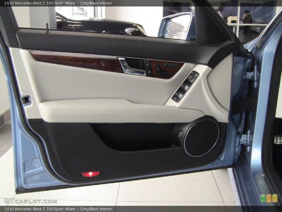 Grey/Black Interior Door Panel for the 2010 Mercedes-Benz C 300 Sport 4Matic #48461097