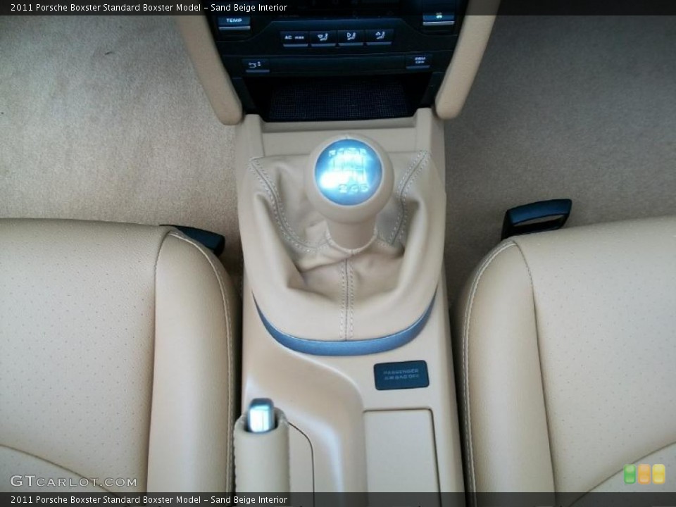 Sand Beige Interior Transmission for the 2011 Porsche Boxster  #48463002