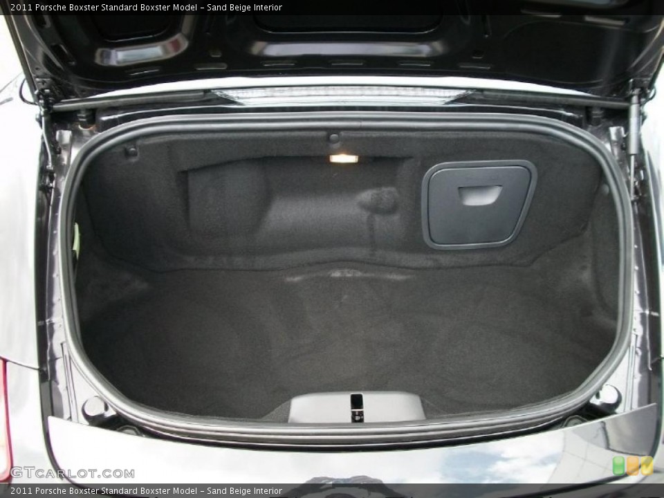 Sand Beige Interior Trunk for the 2011 Porsche Boxster  #48463029