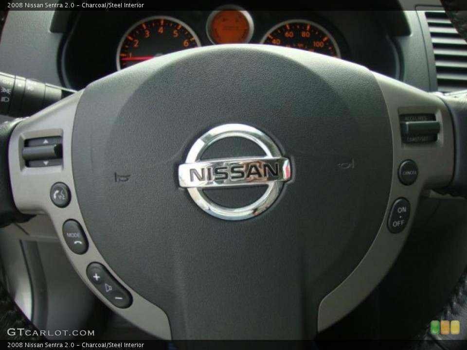 Charcoal/Steel Interior Controls for the 2008 Nissan Sentra 2.0 #48463065