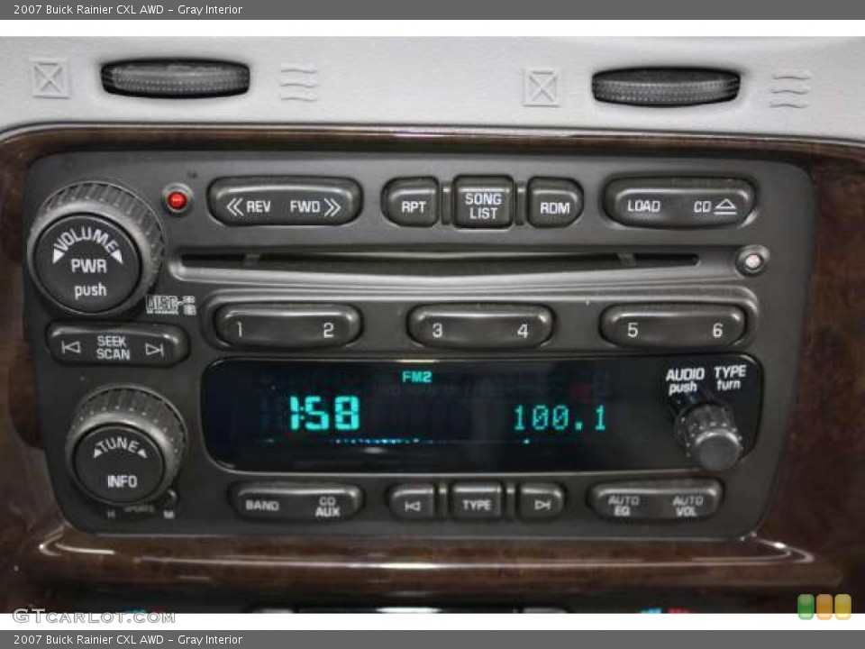 Gray Interior Controls for the 2007 Buick Rainier CXL AWD #48463296