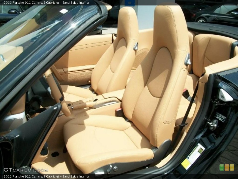 Sand Beige Interior Photo for the 2011 Porsche 911 Carrera S Cabriolet #48463422