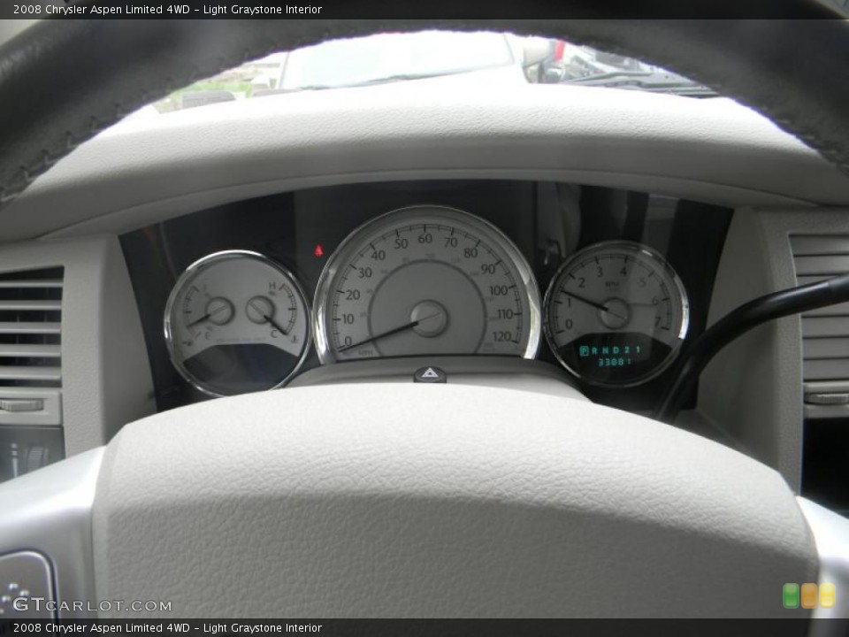 Light Graystone Interior Gauges for the 2008 Chrysler Aspen Limited 4WD #48463752