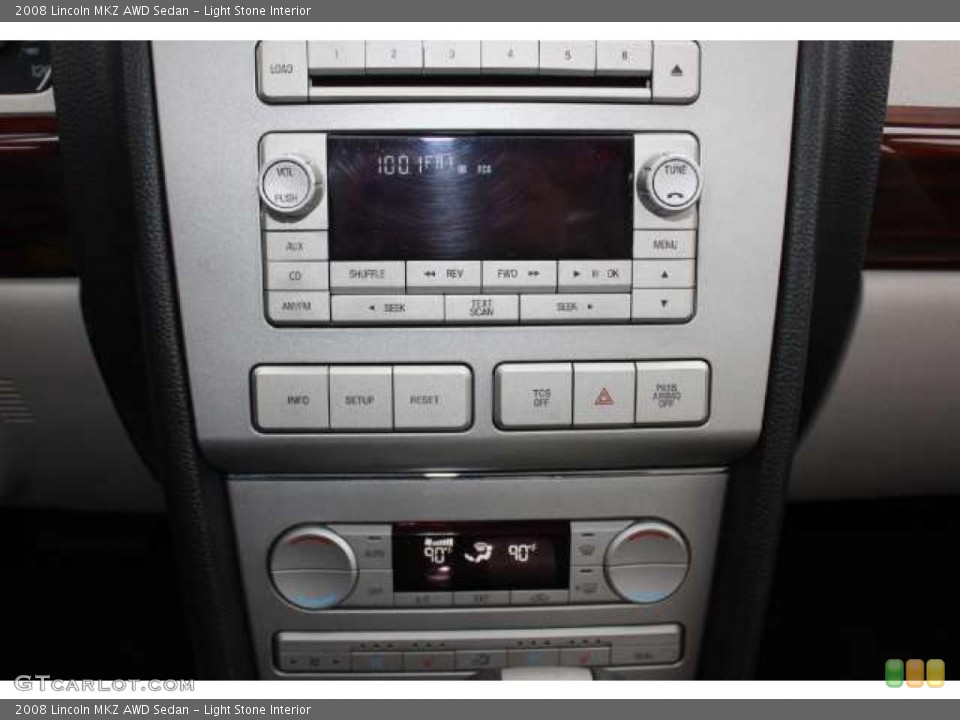 Light Stone Interior Controls for the 2008 Lincoln MKZ AWD Sedan #48464613