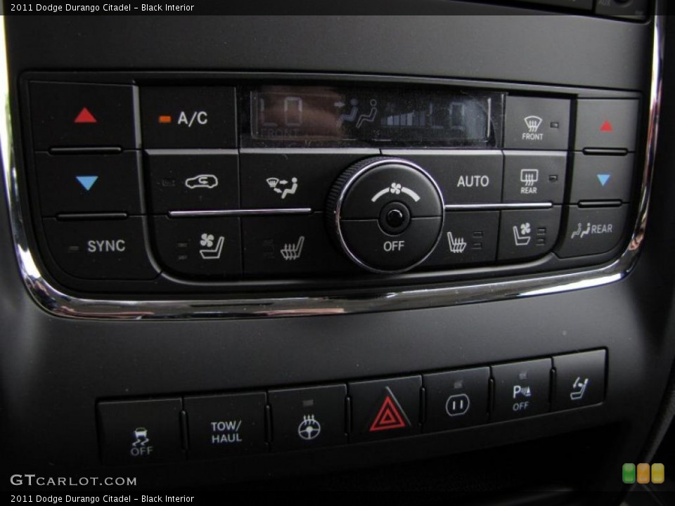 Black Interior Controls for the 2011 Dodge Durango Citadel #48465135