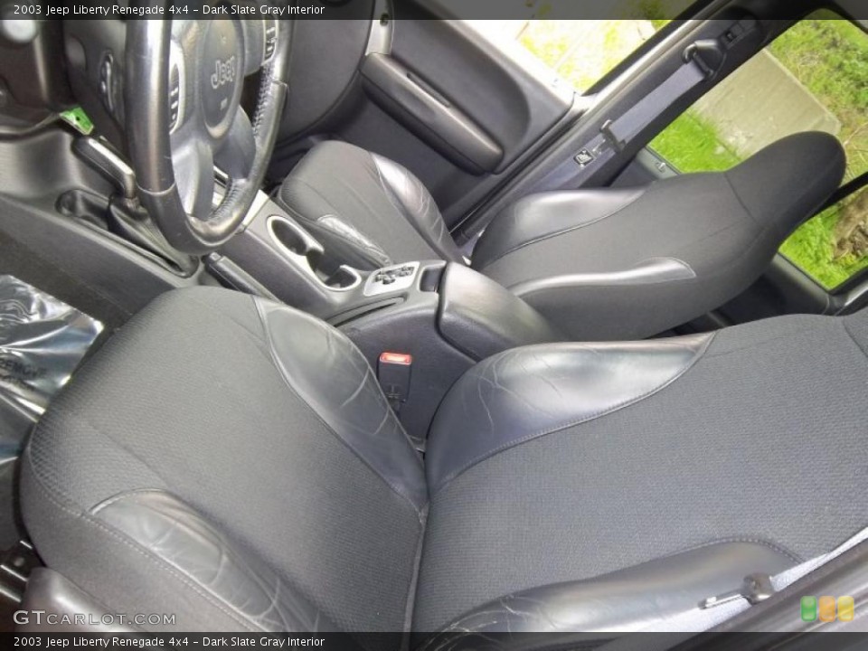 Dark Slate Gray Interior Photo for the 2003 Jeep Liberty Renegade 4x4 #48465624