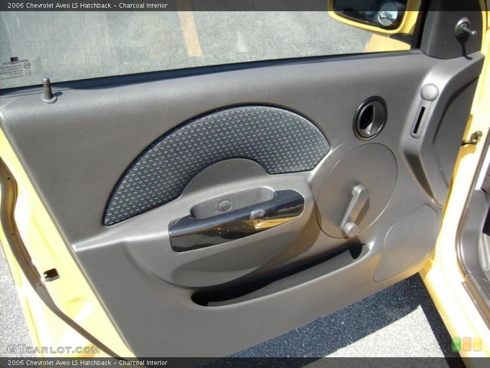 Charcoal Interior Door Panel for the 2006 Chevrolet Aveo LS Hatchback #48467211