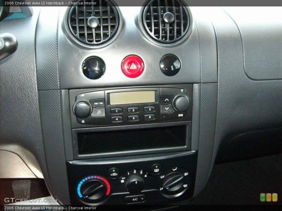 Charcoal Interior Controls for the 2006 Chevrolet Aveo LS Hatchback #48467310