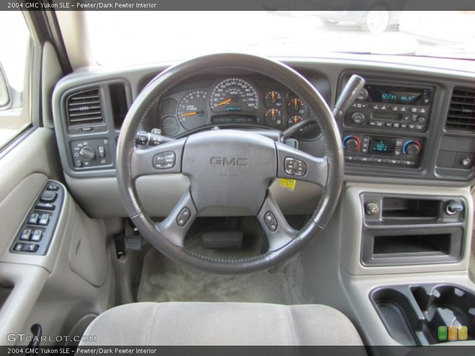 Pewter/Dark Pewter Interior Steering Wheel for the 2004 GMC Yukon SLE #48467616