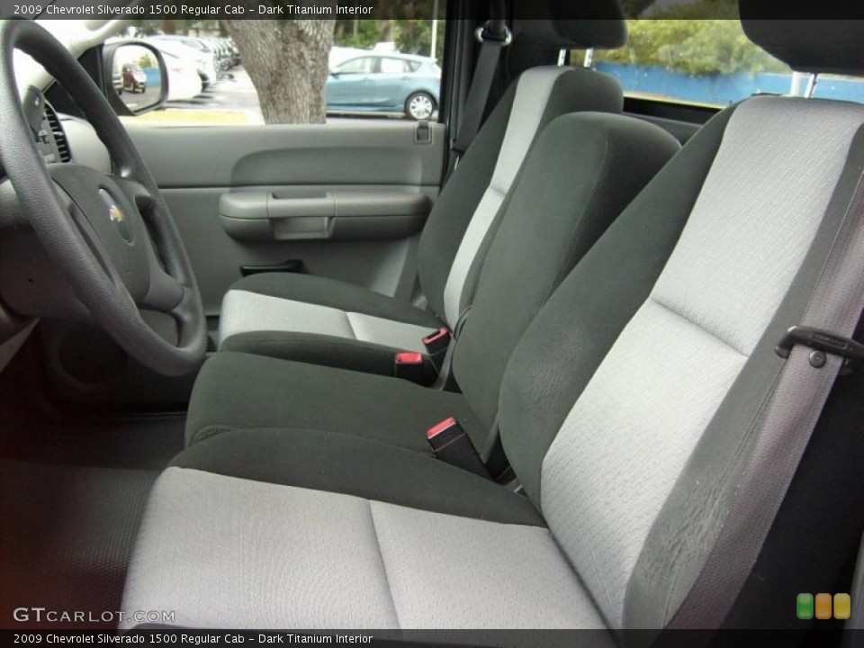 Dark Titanium Interior Photo for the 2009 Chevrolet Silverado 1500 Regular Cab #48468342