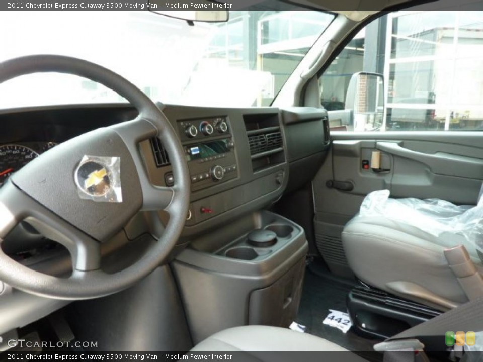 Medium Pewter Interior Dashboard for the 2011 Chevrolet Express Cutaway 3500 Moving Van #48468615