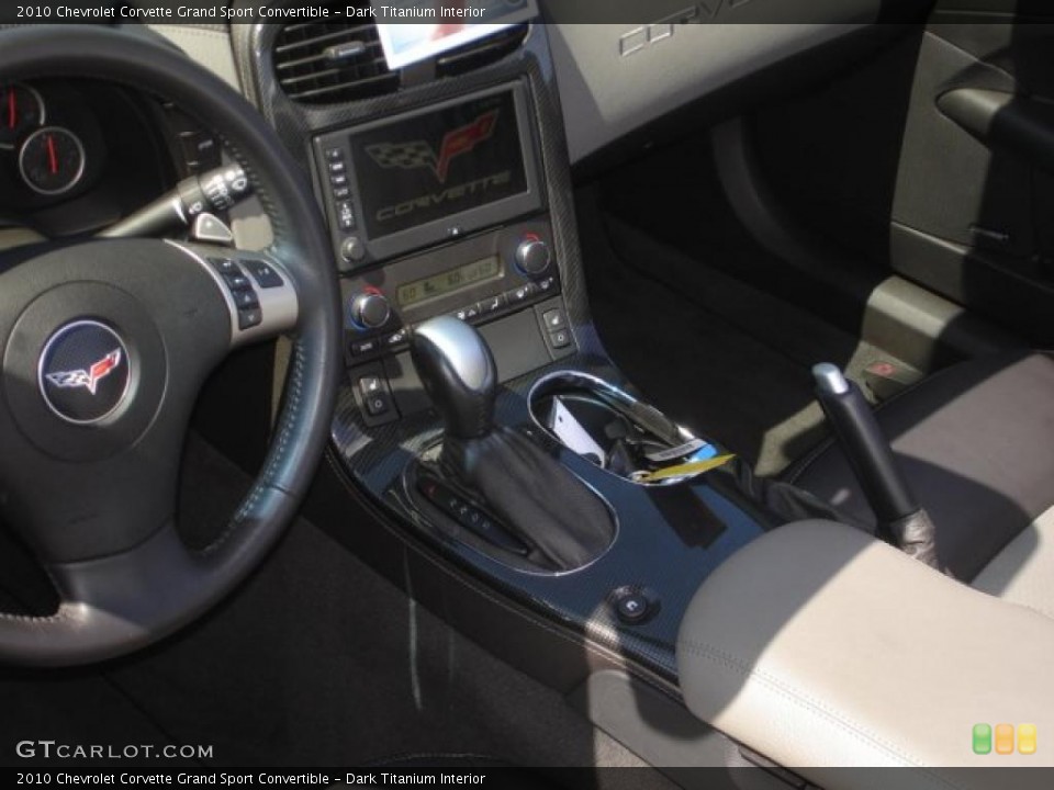 Dark Titanium Interior Controls for the 2010 Chevrolet Corvette Grand Sport Convertible #48470736