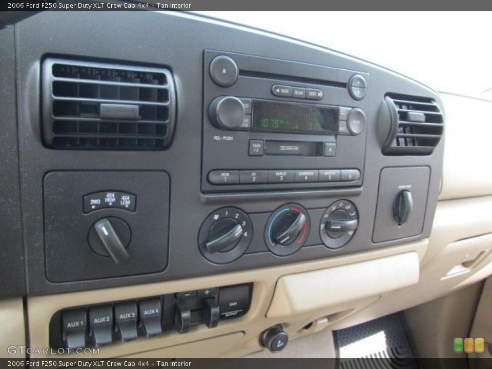 Tan Interior Controls for the 2006 Ford F250 Super Duty XLT Crew Cab 4x4 #48471474