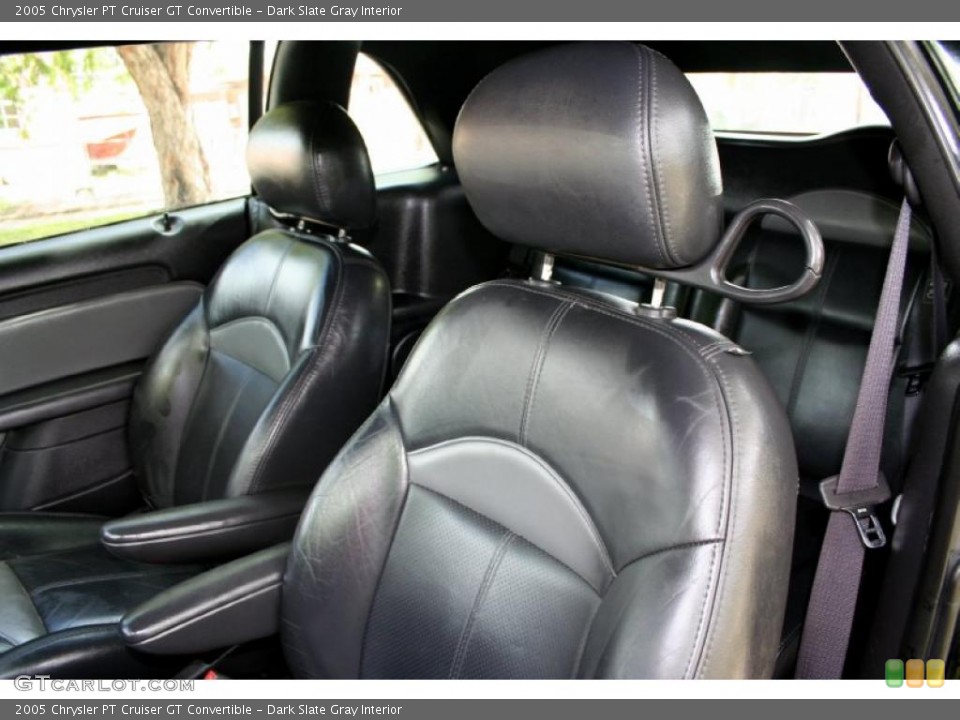 Dark Slate Gray Interior Photo for the 2005 Chrysler PT Cruiser GT Convertible #48471990