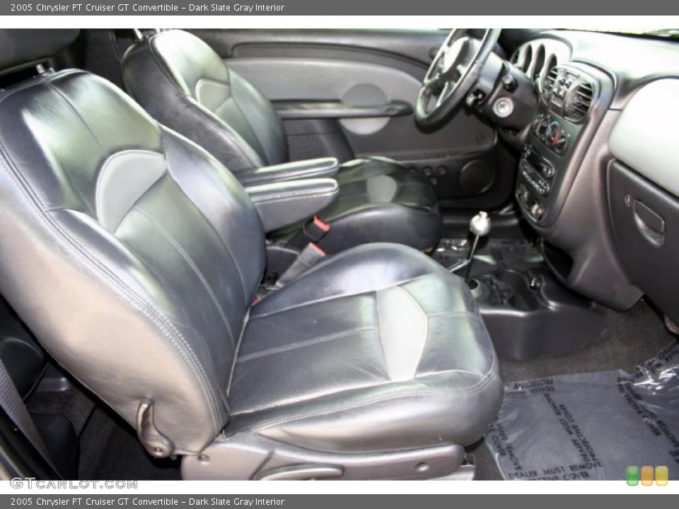 Dark Slate Gray Interior Photo for the 2005 Chrysler PT Cruiser GT Convertible #48472023