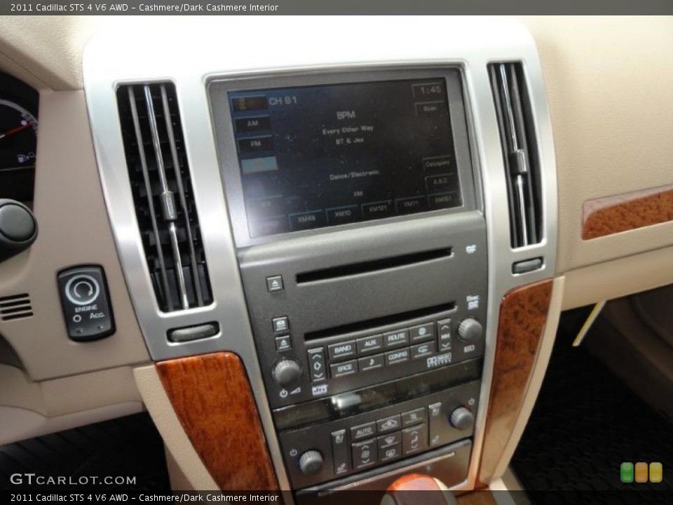 Cashmere/Dark Cashmere Interior Controls for the 2011 Cadillac STS 4 V6 AWD #48472407