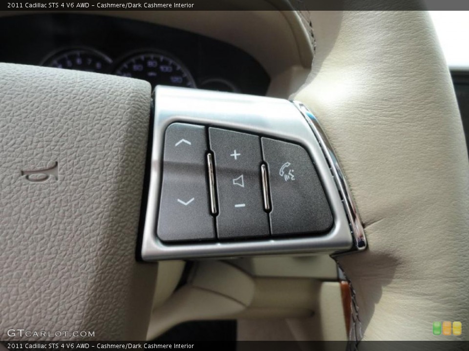 Cashmere/Dark Cashmere Interior Controls for the 2011 Cadillac STS 4 V6 AWD #48472434