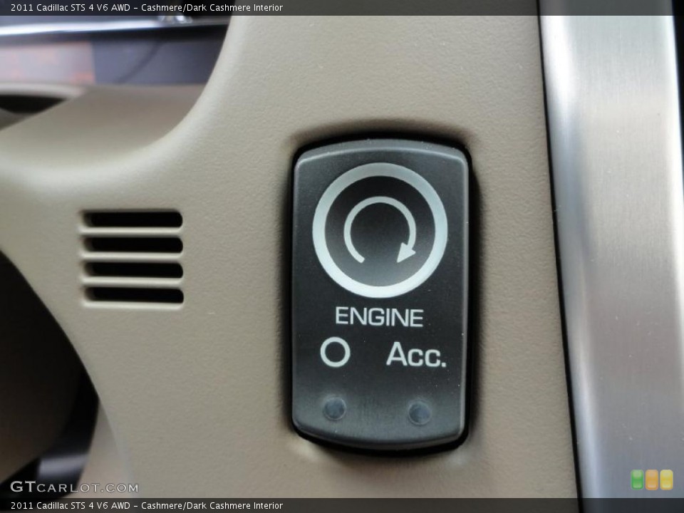 Cashmere/Dark Cashmere Interior Controls for the 2011 Cadillac STS 4 V6 AWD #48472452