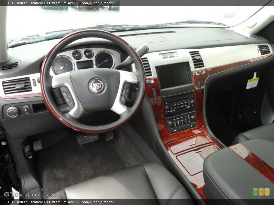 Ebony/Ebony Interior Prime Interior for the 2011 Cadillac Escalade EXT Premium AWD #48472662