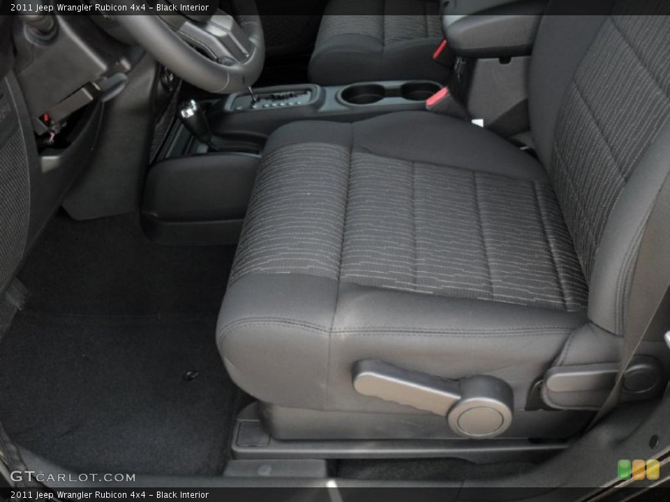 Black Interior Photo for the 2011 Jeep Wrangler Rubicon 4x4 #48472686