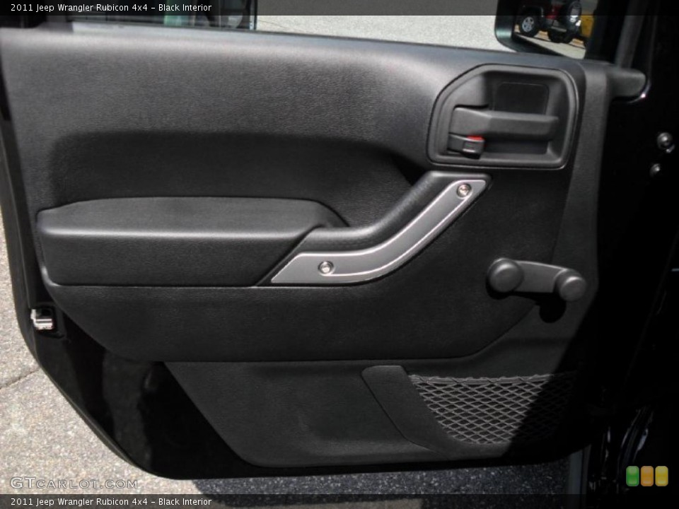 Black Interior Door Panel for the 2011 Jeep Wrangler Rubicon 4x4 #48472701