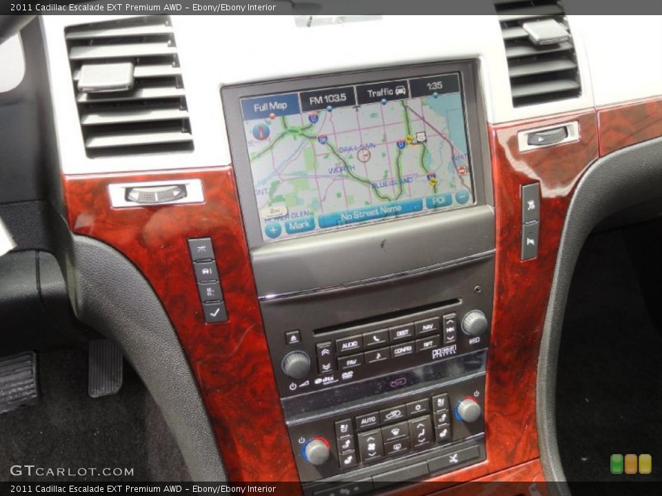 Ebony/Ebony Interior Navigation for the 2011 Cadillac Escalade EXT Premium AWD #48472725