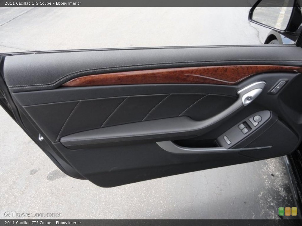Ebony Interior Door Panel for the 2011 Cadillac CTS Coupe #48472962