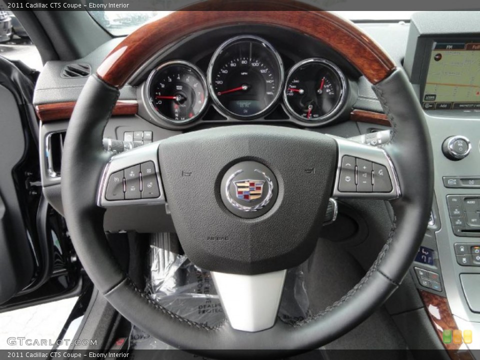 Ebony Interior Gauges for the 2011 Cadillac CTS Coupe #48473052