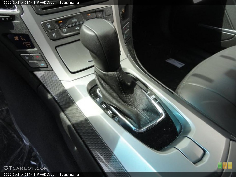 Ebony Interior Transmission for the 2011 Cadillac CTS 4 3.6 AWD Sedan #48474120
