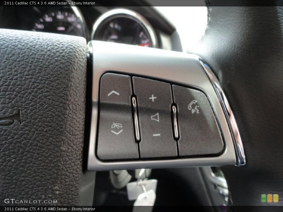 Ebony Interior Controls for the 2011 Cadillac CTS 4 3.6 AWD Sedan #48474168